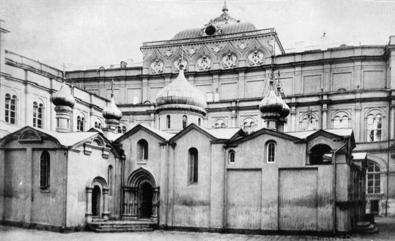 Church of the Saviour in the Woods, in the Kremlin, Moscow, Russia. Artist: Unknown