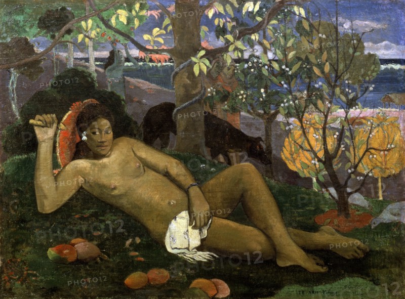 Te Arii Vahine ('Woman of Royal Blood', 'The Queen', 'The King's Wife')', 1896. Artist: Paul Gauguin