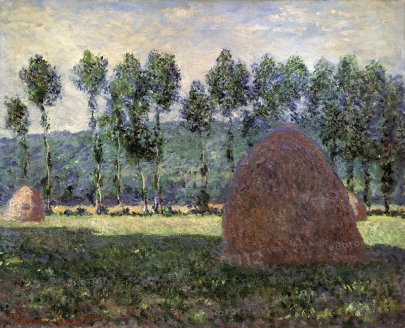 'Haystack in Giverny', 1884-1889. Artist: Claude Monet