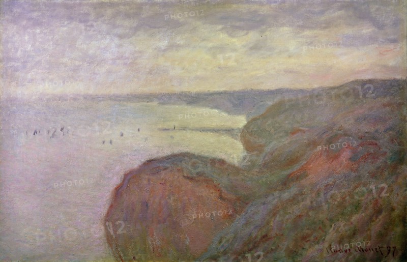 'Steep Cliffs near Dieppe', 1897.  Artist: Claude Monet