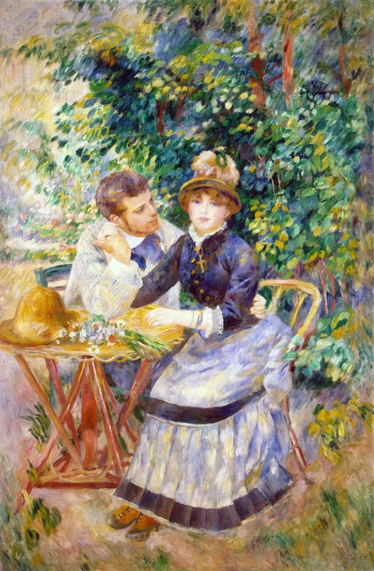 'In the Garden', 1885.  Artist: Pierre-Auguste Renoir