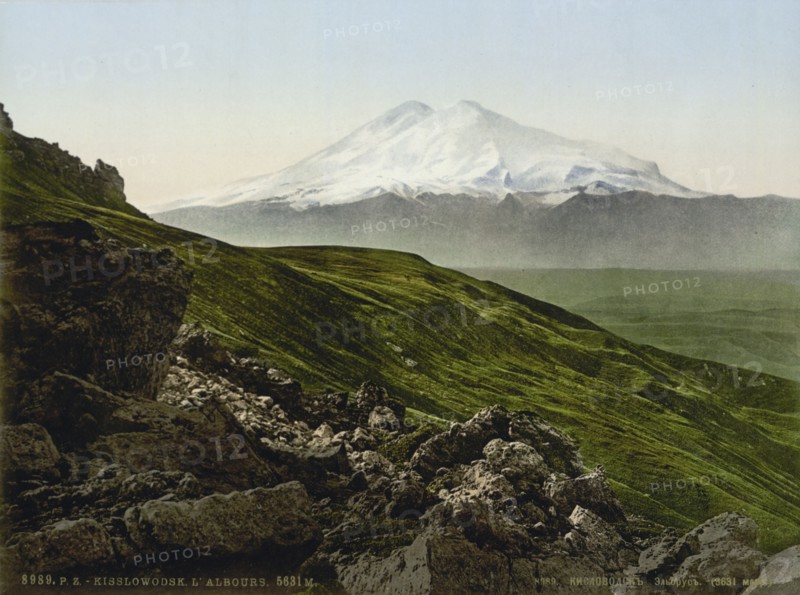 Mountain near Kislovodsk, Russia, c1895. Artist: Anon