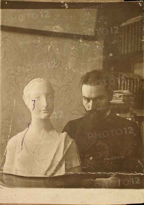 Valery Bryusov, Russian author and poet, 1900s. Artist: Unknown