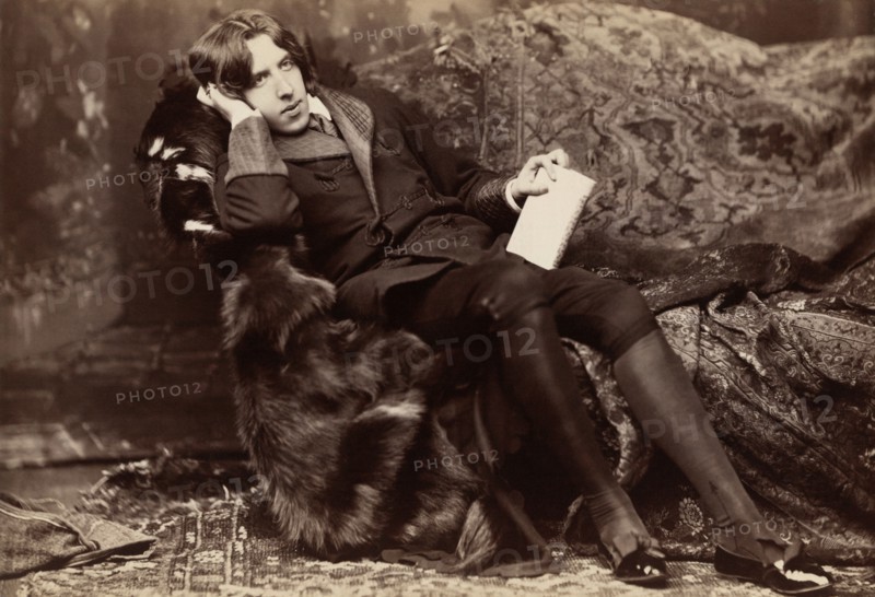 Oscar WiIde, Irish writer, wit and playwright, 1882. Artist: Napoleon Sarony