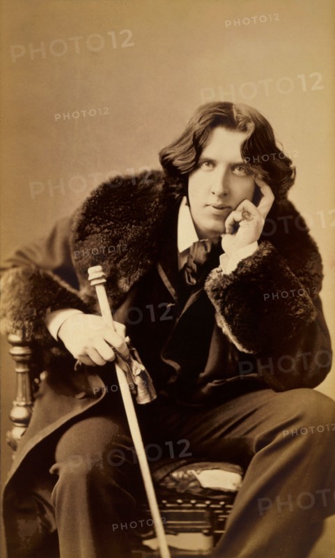 Oscar WiIde, Irish writer, wit and playwright, 1882. Artist: Napoleon Sarony