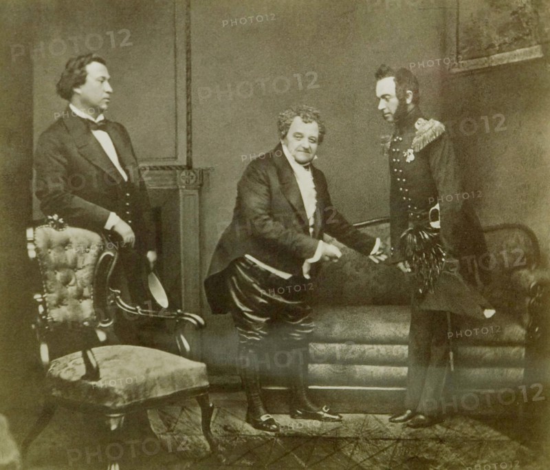 Scene from Aleksandr Griboyedov's play 'Woe from Wit', Maly Theatre, Moscow, Russia, 1850. Artist: Unknown