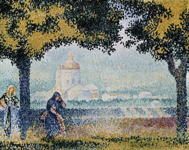 'The Church of Santa Maria degli Angeli near Assisi', 1909.  Creator: Henri-Edmond Cross.