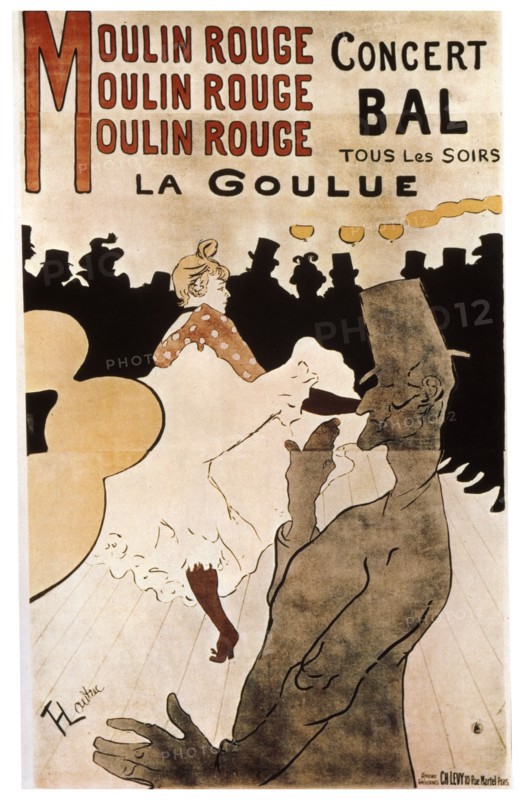 'La Goulue au Moulin Rouge', 1892.  Artist: Henri de Toulouse-Lautrec