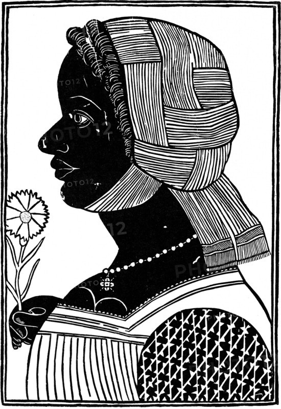 Negro woman, late 15th century. Artist: Unknown