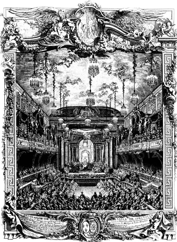 Decoration of a hall in Versailles, France, 1745.  Artist: Charles Nicolas Cochin