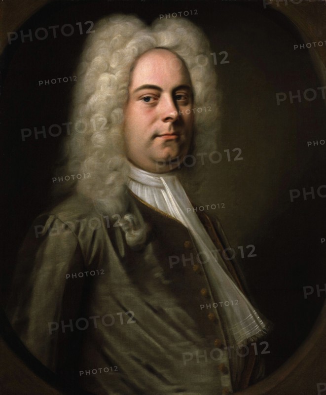 George Frideric Handel, German composer, 1726-1728.  Artist: Balthasar Denner