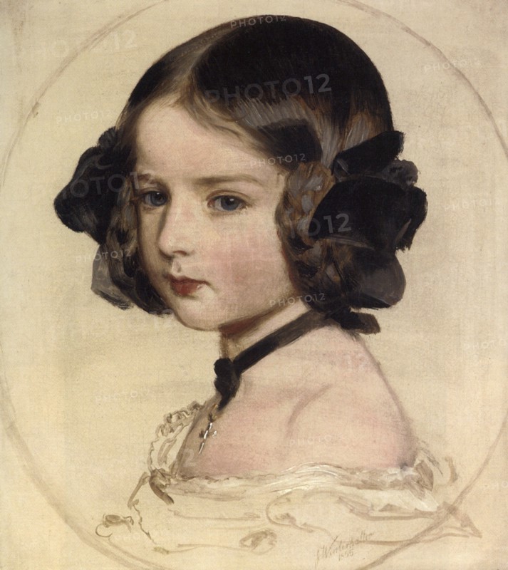 'Princess Clotilde of Saxe-Coburg and Gotha', (1846-1927), 1855.  Artist: Franz Xaver Winterhalter