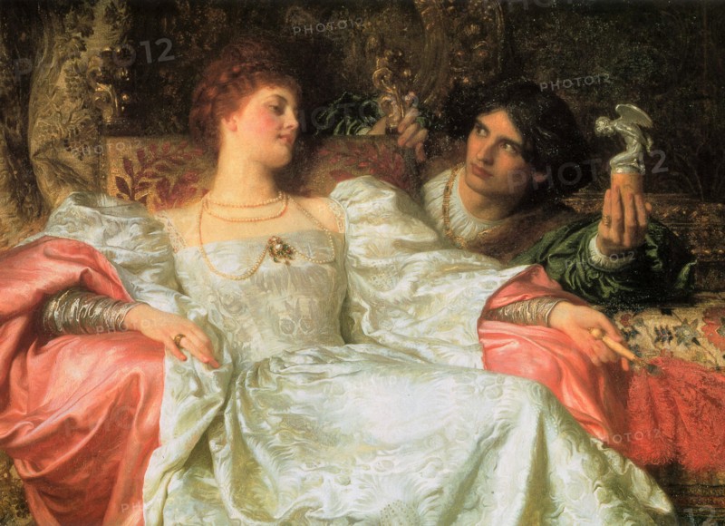 'An Offering', 1898.  Artist: Frank Dicksee