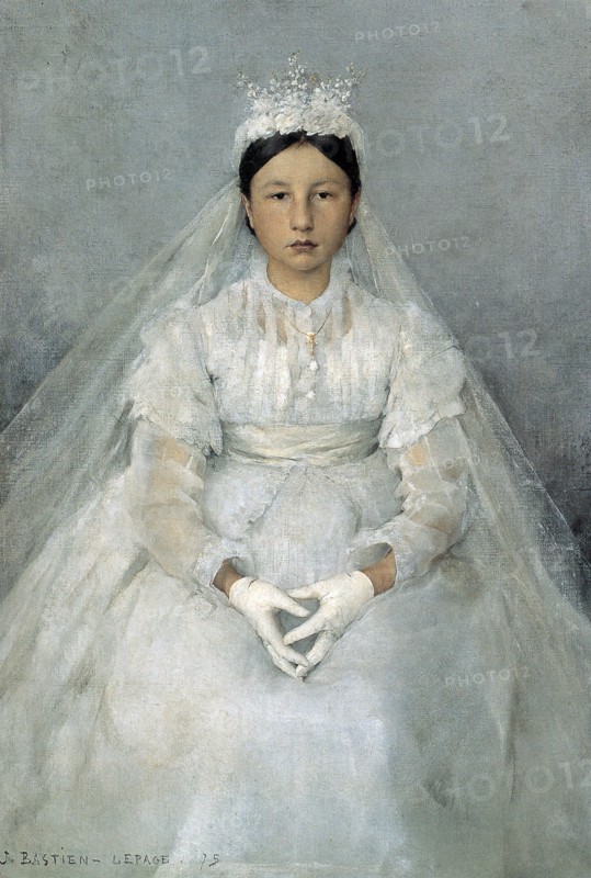 'The Communicant', 1875.  Artist: Jules Bastien-Lepage