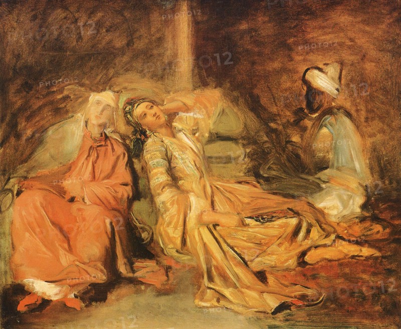 'Interior of a Harem', 1856.  Artist: Théodore Chassériau