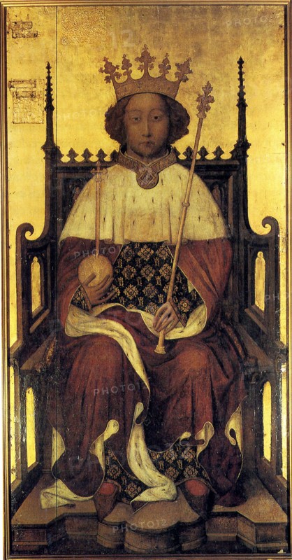 King Richard II of England, c1390.  Artist: Anon