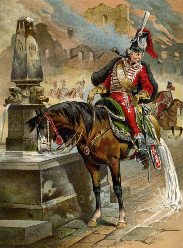 Book illustration, 1896.  Artist: Franz Gottfried