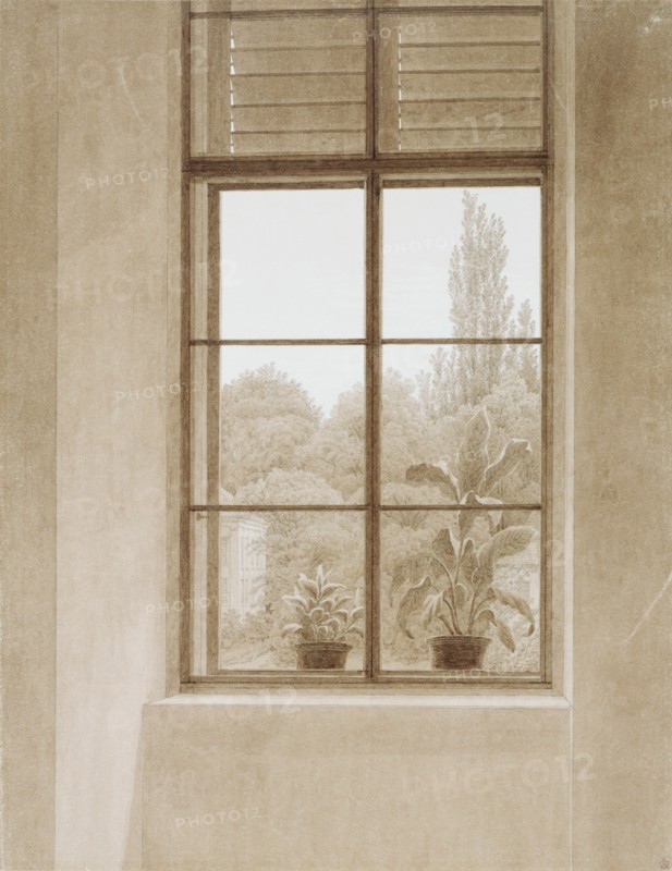 'Window Looking over the Park', 1810-1811.  Artist: Caspar David Friedrich