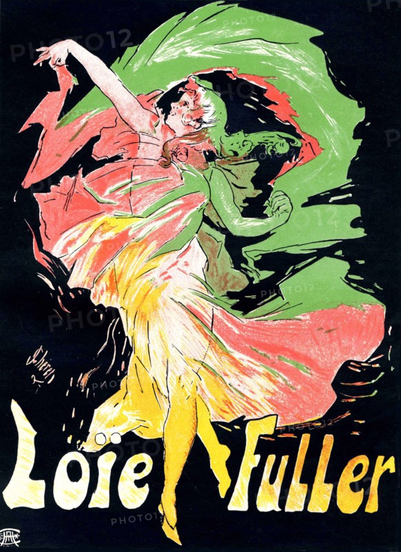 'Loïe Fuller' (poster), 1897.  Artist: Jules Cheret