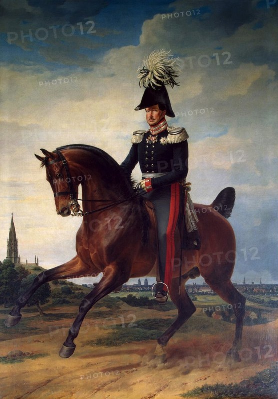 'Equestrian Portrait of Frederick William III of Prussia', (1797-1840), 1831.  Creator: Franz Kruger.