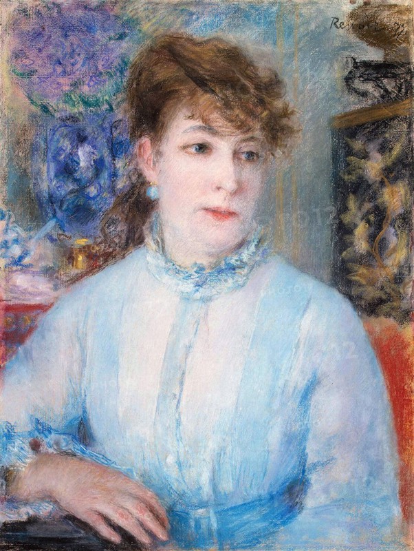 'Portrait of a Woman', 1877.  Artist: Pierre-Auguste Renoir