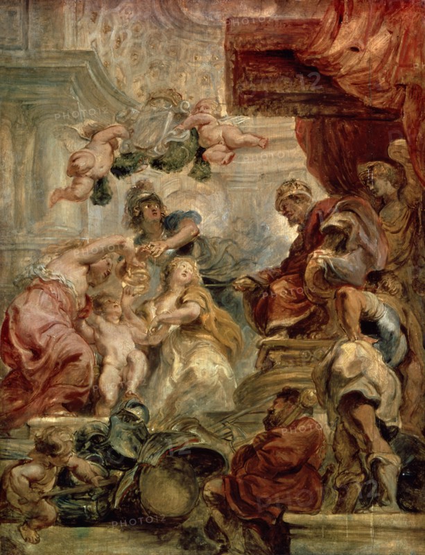 'The Uniting of Great Britain', c1632-1633.  Artist: Peter Paul Rubens