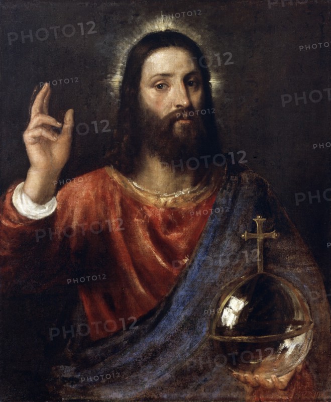 'Salvator Mundi (Saviour of the World)', c1570.  Artist: Titian