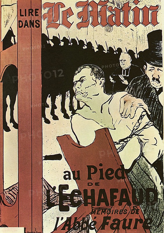 'Au pied de l'Echafaud ', 1893.  Artist: Henri de Toulouse-Lautrec