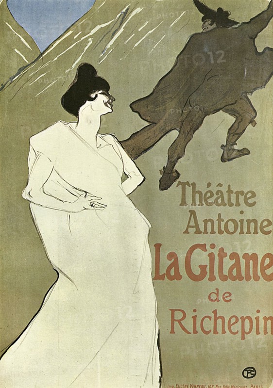 'La Gitane', 1899-1900.  Artist: Henri de Toulouse-Lautrec