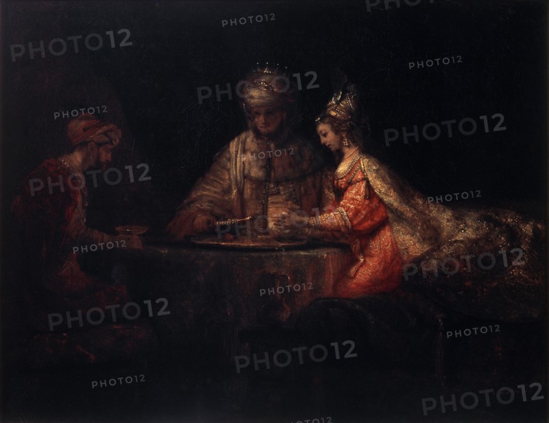'Ahasuerus, Haman and Esther', 1660.  Artist: Rembrandt Harmensz van Rijn