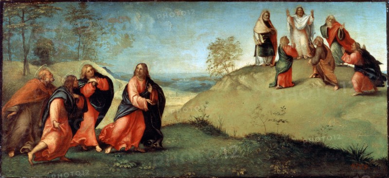 'Christ Leading the Apostles to Mount Tabor', 1512.  Artist: Lorenzo Lotto