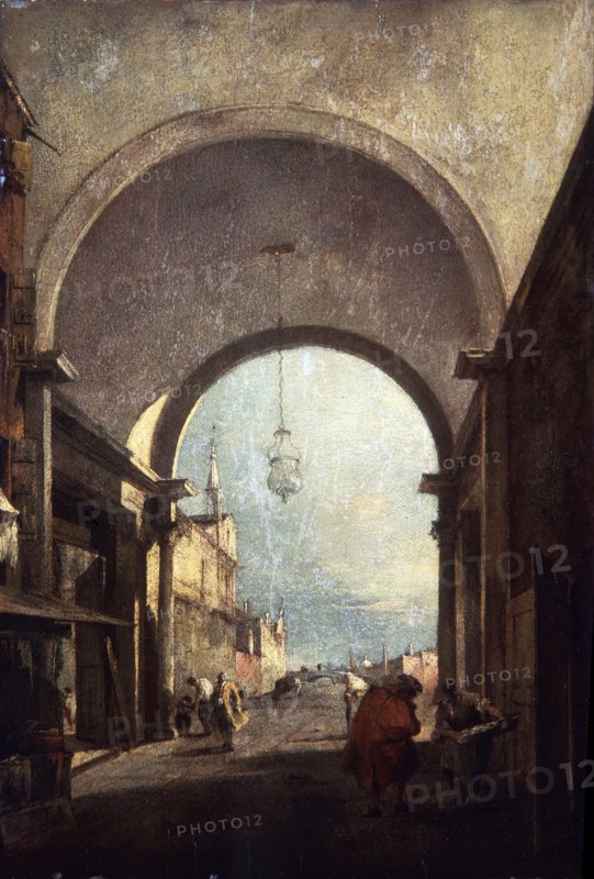 'City View', 1770s.  Artist: Francesco Guardi