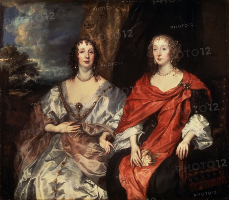 'Portrait of Anne Dalkeith, and Anne Kirke', 1630s.  Artist: Anthony van Dyck