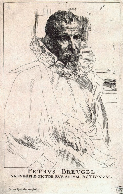 'Portrait of the artist Pieter Bruegel the Younger', (1564-1636), early 17th century. Artist: Anthony van Dyck