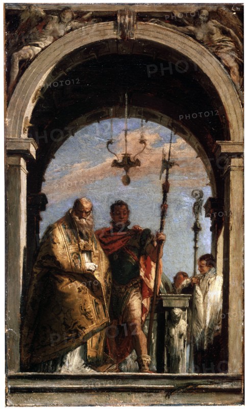 'Two Saints', 1740-1745.  Artist: Giovanni Battista Tiepolo