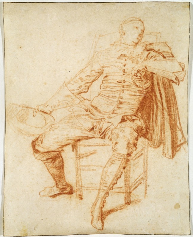 'Actor of the Comédie Italienne (Crispin)', early 20th century. Artist: Jean-Antoine Watteau