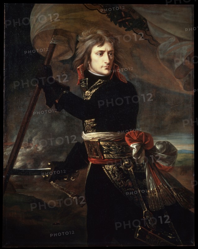 'Napoleon Bonaparte on the Bridge at Arcole', 1797.  Artist: Antoine-Jean Gros