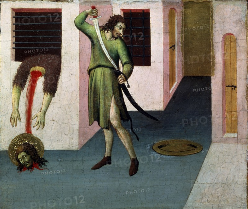 'The Beheading of Saint John the Baptist', 15th century. Artist: Sano di Pietro