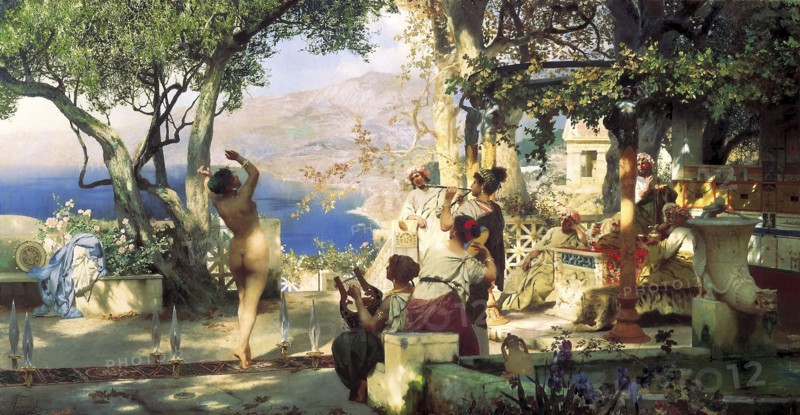 'Sword Dance', 1881.  Artist: Henryk Siemiradzki