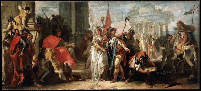 'The Magnanimity of Scipio Africanus', c1727-1769. Artist: Francesco Fontebasso