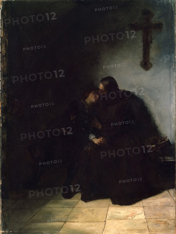 'The Convict's Farewell', c1860-1900. German painting. Artist: Hans Thoma