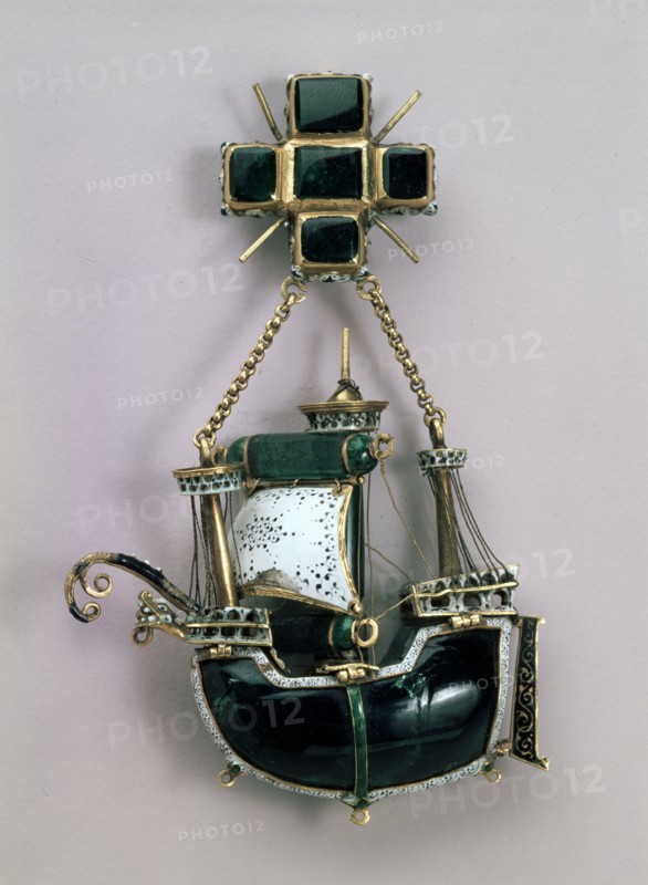 'Pendant in form of a ship', early16th century. Artist: Unknown