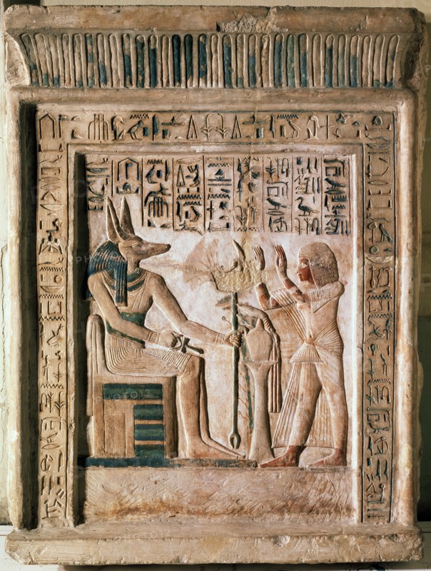 'Stele of the Royal Scribe Ipi', middle of the 14th century BC.
