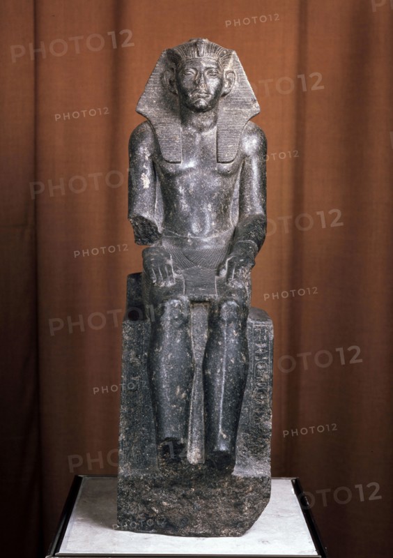'Statue of the Pharaoh Amenemhat III', 19th century BC. Artist: Unknown