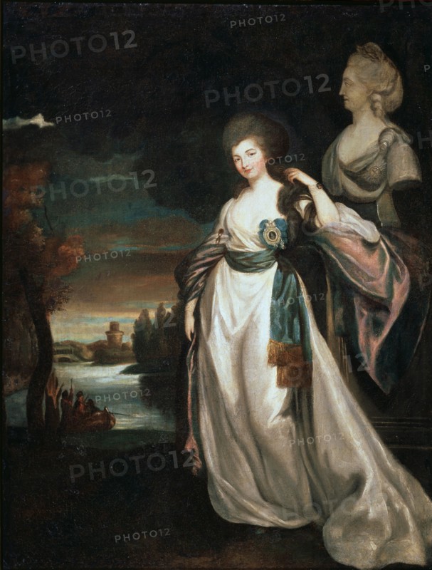 'Portrait of the Lady-in-waiting Coutess Alexandra Branitskaya', 1778-1781.  Artist: Richard Brompton