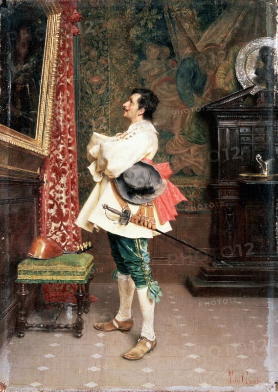 'Before a Portrait',c1860-1920. Artist: Tito Conti