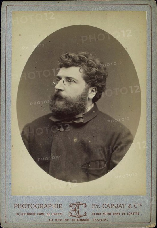 Georges Bizet, French composer and pianist, 1870s(?). Artist: Etienne Carjat