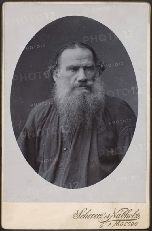 Leo Tolstoy, Russian author, 1900. Artist: Scherer Nabholz & Co