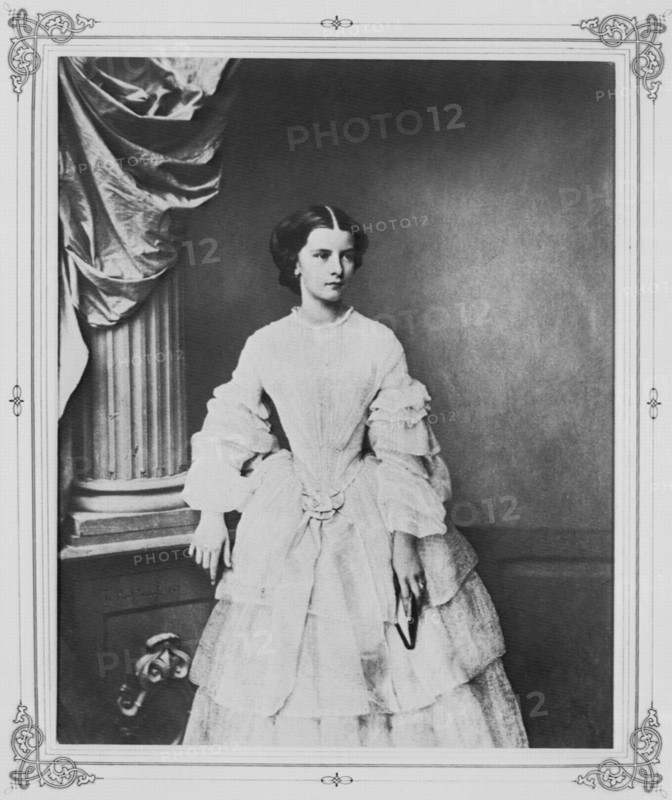 Empress Elisabeth of Austria, 1857. Creator: Franz Seraph Hanfstaengl.