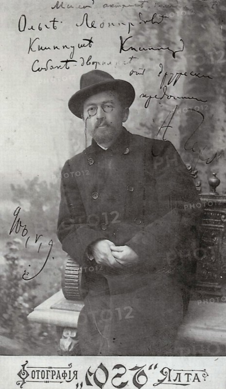 Anton Chekhov, Russian author, 1899. Artist: Pyotr Petrovich Pavlov